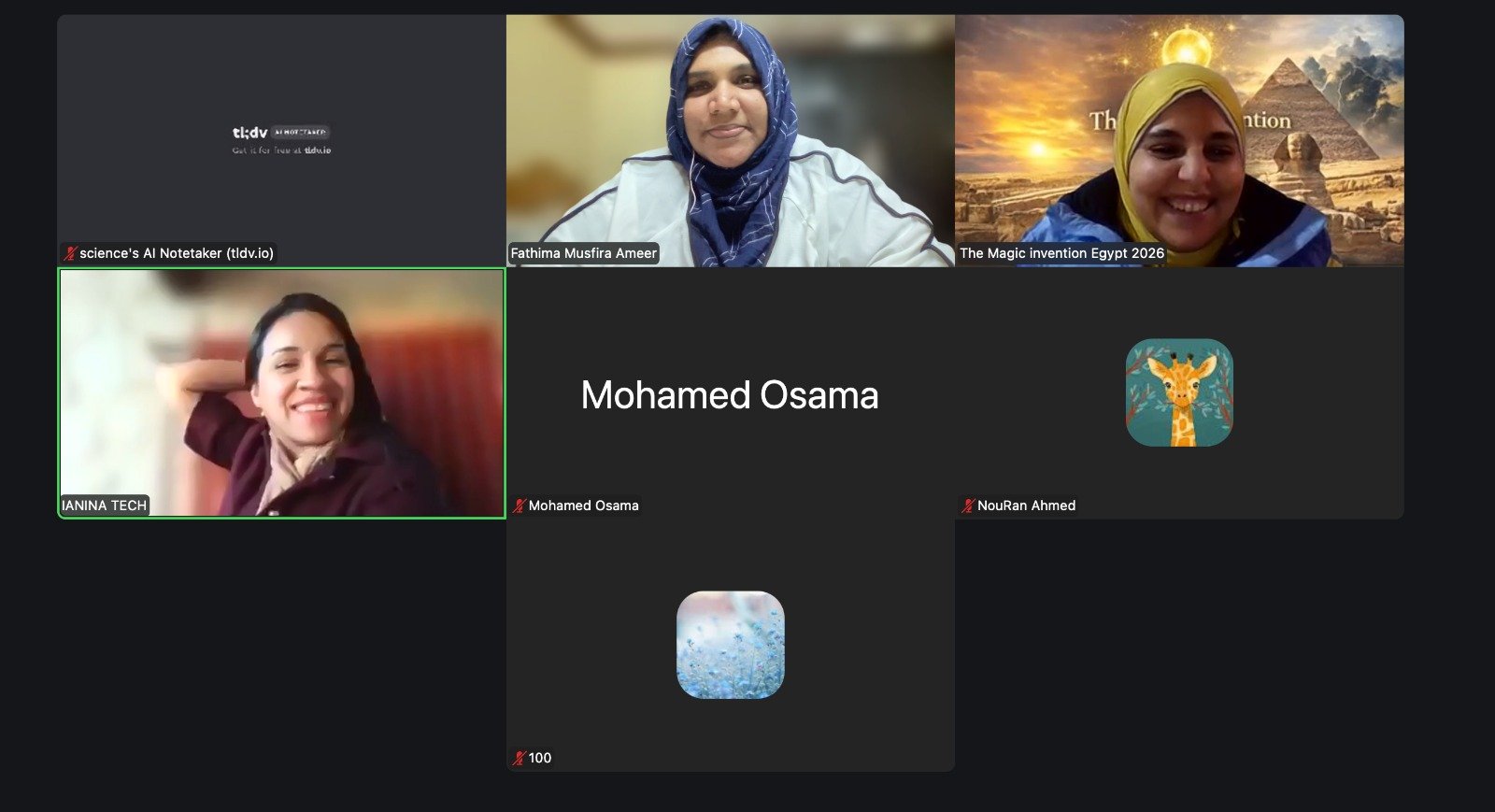Online international judging session